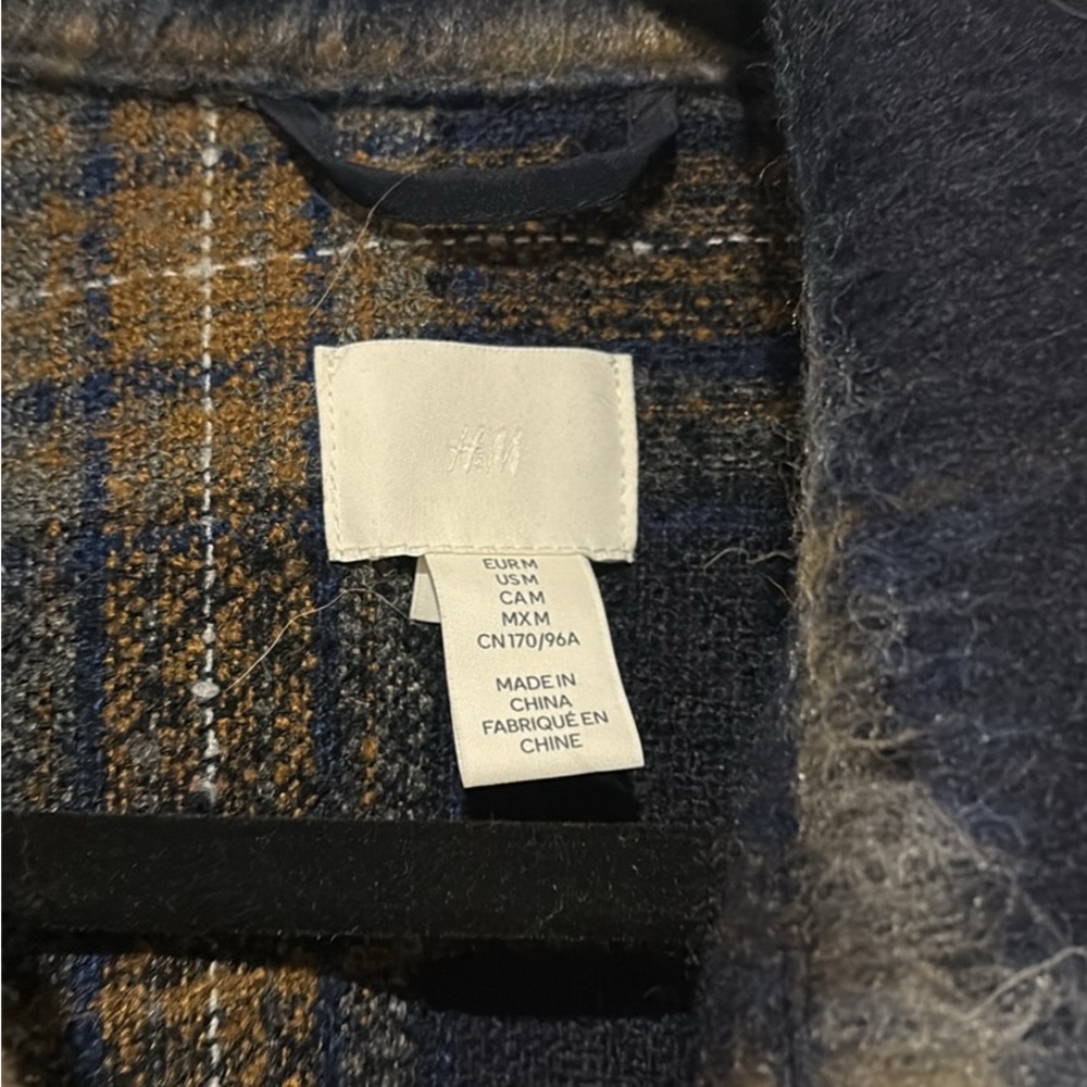 H&M Women's Striped Utility Jacket - Black and Tan - Picture 2 of 2
